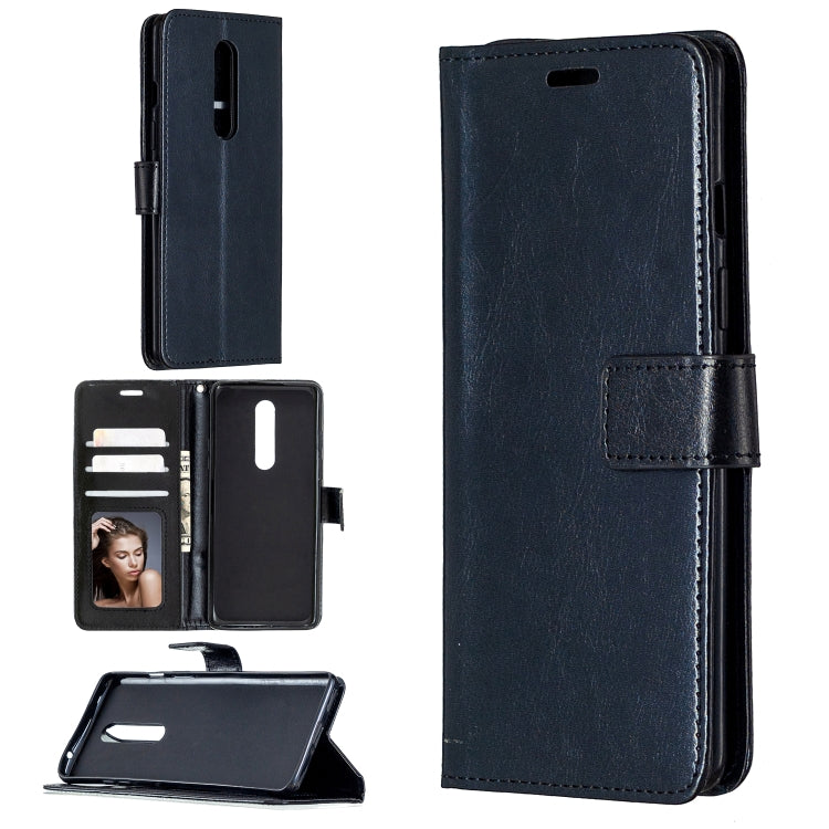 For OnePlus 8 Crazy Horse Texture Horizontal Flip Leather Case with Holder & Card Slots & Wallet & Photo Frame
