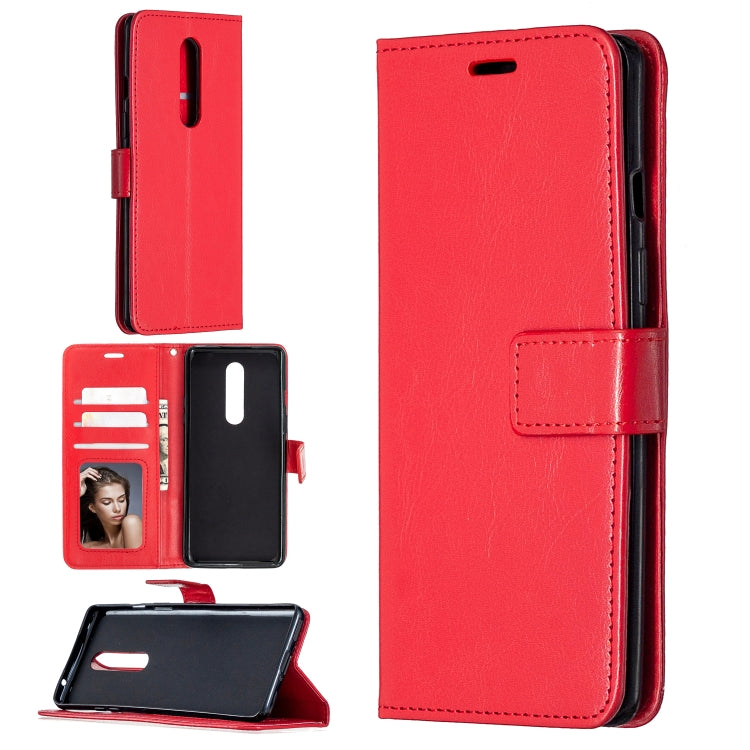 For OnePlus 8 Crazy Horse Texture Horizontal Flip Leather Case with Holder & Card Slots & Wallet & Photo Frame