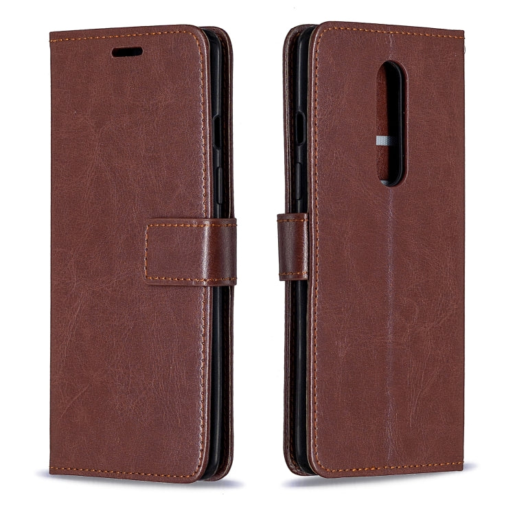 For OnePlus 8 Crazy Horse Texture Horizontal Flip Leather Case with Holder & Card Slots & Wallet & Photo Frame