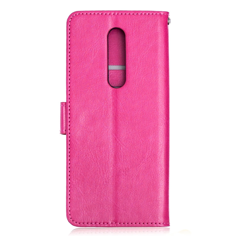 For OnePlus 8 Crazy Horse Texture Horizontal Flip Leather Case with Holder & Card Slots & Wallet & Photo Frame