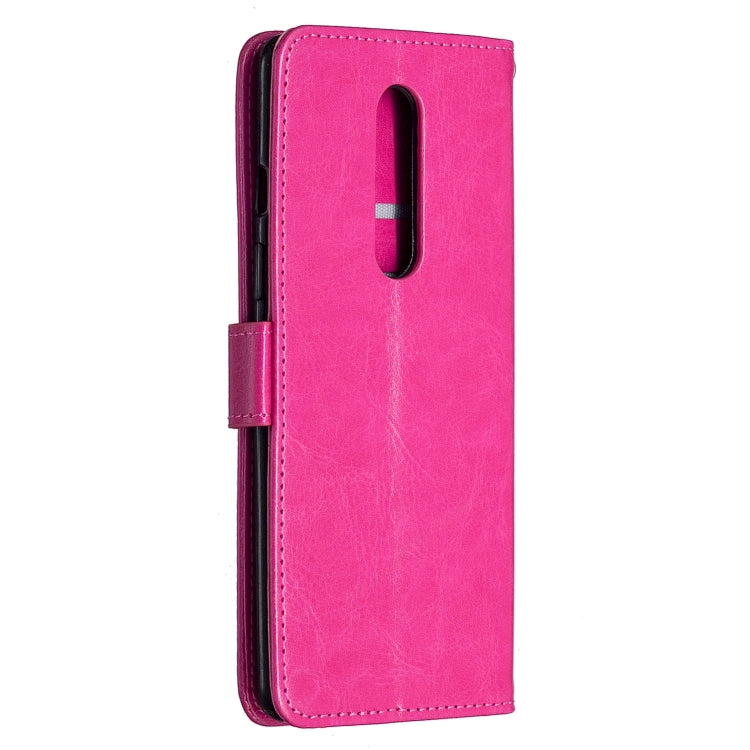 For OnePlus 8 Crazy Horse Texture Horizontal Flip Leather Case with Holder & Card Slots & Wallet & Photo Frame