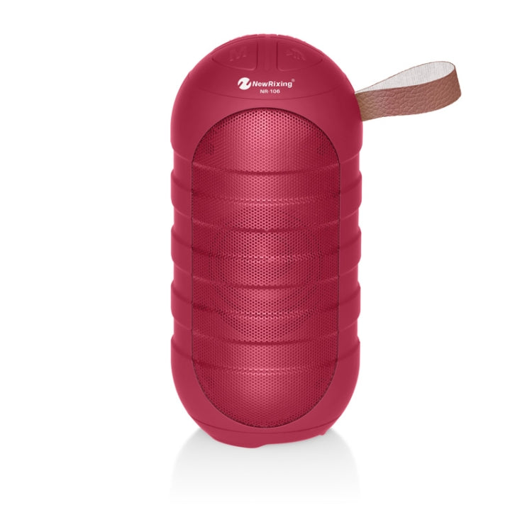 NewRixing NR-106 Mini Portable Stereo Bluetooth Speaker, Support Hands-free Calling & TF Card Slot & FM