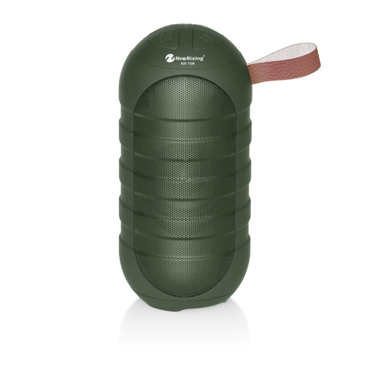 NewRixing NR-106 Mini Portable Stereo Bluetooth Speaker, Support Hands-free Calling & TF Card Slot & FM