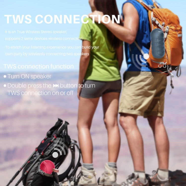 NewRixing NR-106 Mini Portable Stereo Bluetooth Speaker, Support Hands-free Calling & TF Card Slot & FM