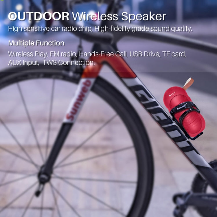 NewRixing NR-106 Mini Portable Stereo Bluetooth Speaker, Support Hands-free Calling & TF Card Slot & FM