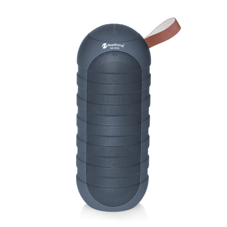 NewRixing NR-3025L Portable Stereo Wireless Bluetooth Speaker with LED Flashlight & TF Card Slot & FM, Built-in Microphone