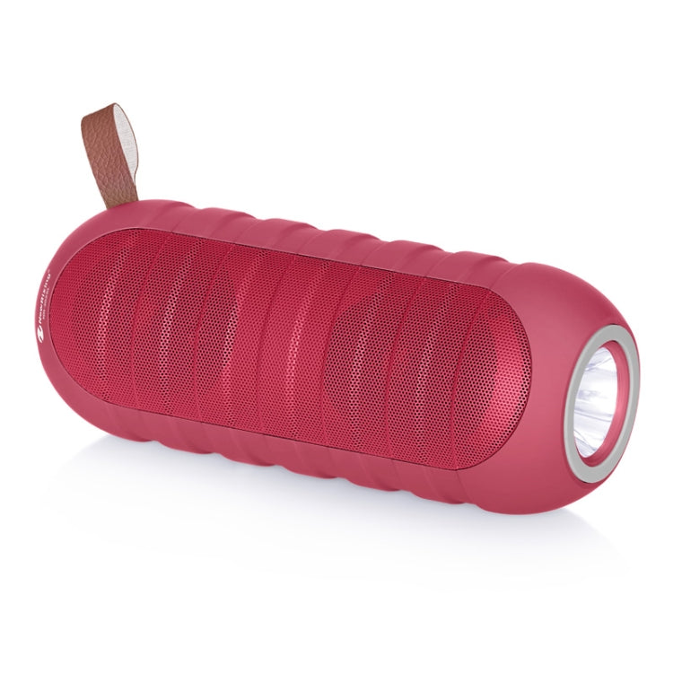 NewRixing NR-3025L Portable Stereo Wireless Bluetooth Speaker with LED Flashlight & TF Card Slot & FM, Built-in Microphone