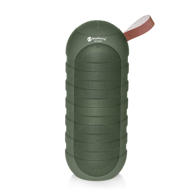NewRixing NR-3025L Portable Stereo Wireless Bluetooth Speaker with LED Flashlight & TF Card Slot & FM, Built-in Microphone