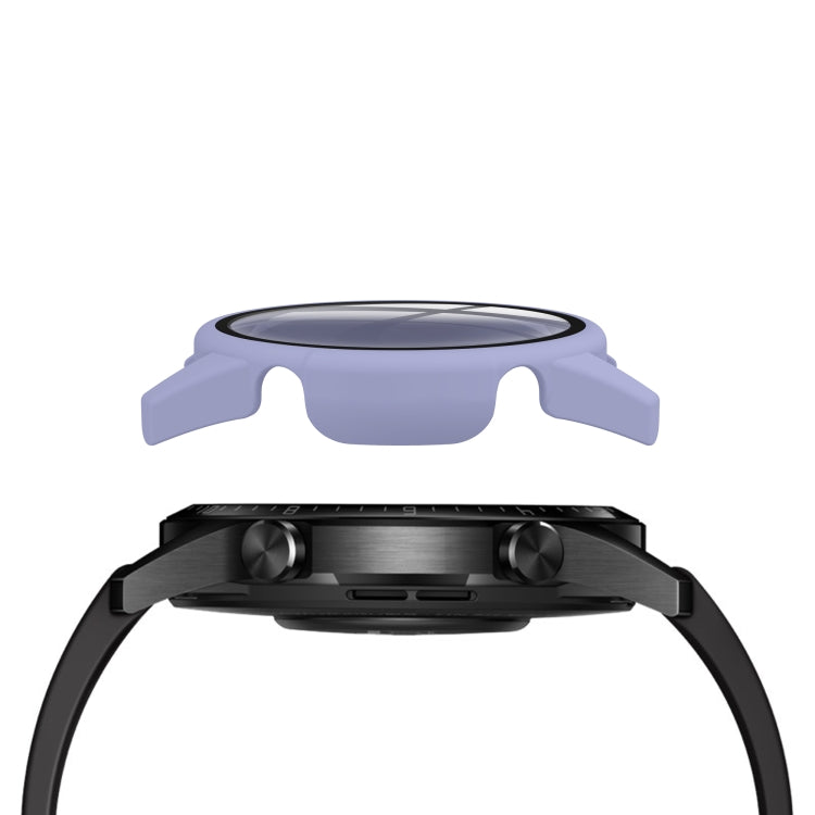 For Huawei watch GT2 46MM oil-injected PC Shell +9H Tempered Glass Film Integrated Protective Shell