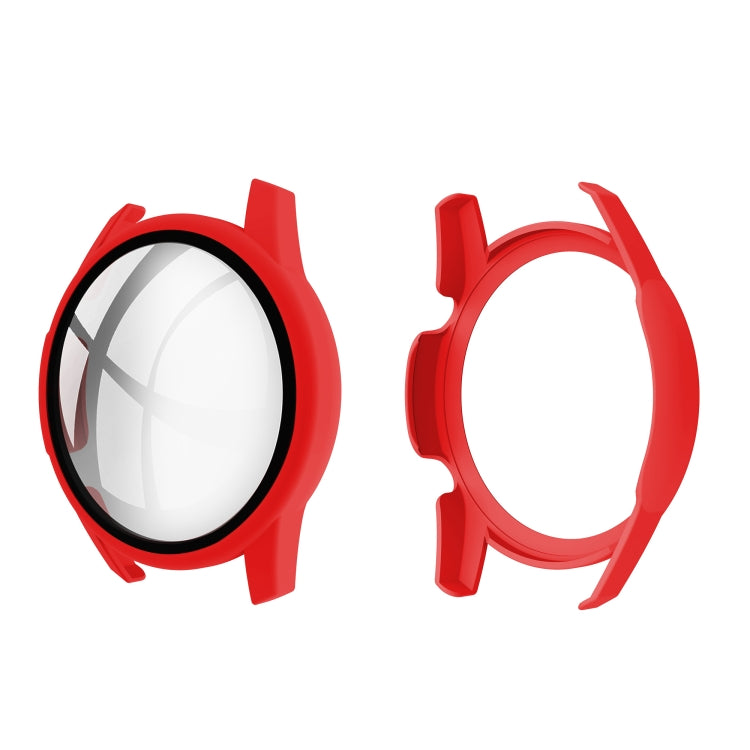 For Huawei watch GT2 46MM oil-injected PC Shell +9H Tempered Glass Film Integrated Protective Shell