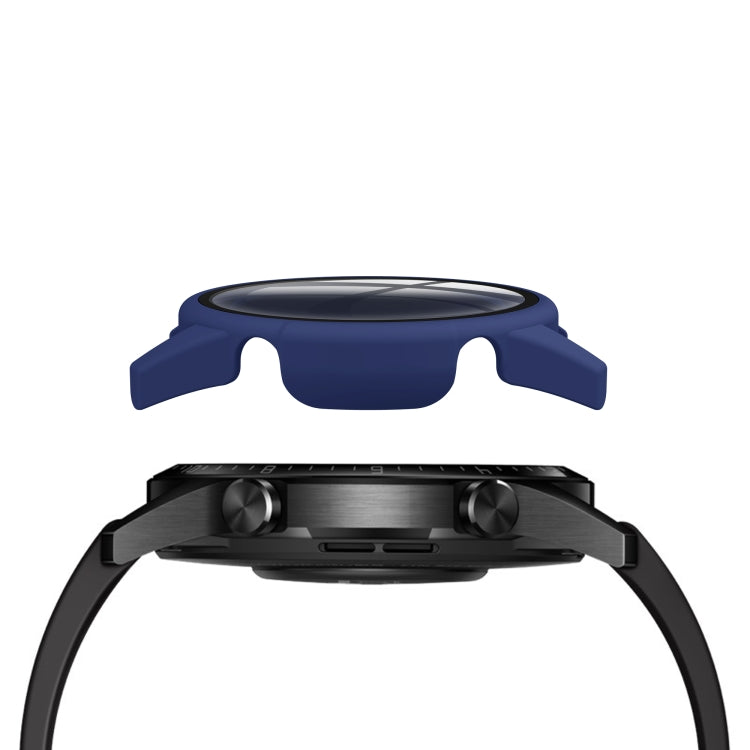For Huawei watch GT2 46MM oil-injected PC Shell +9H Tempered Glass Film Integrated Protective Shell