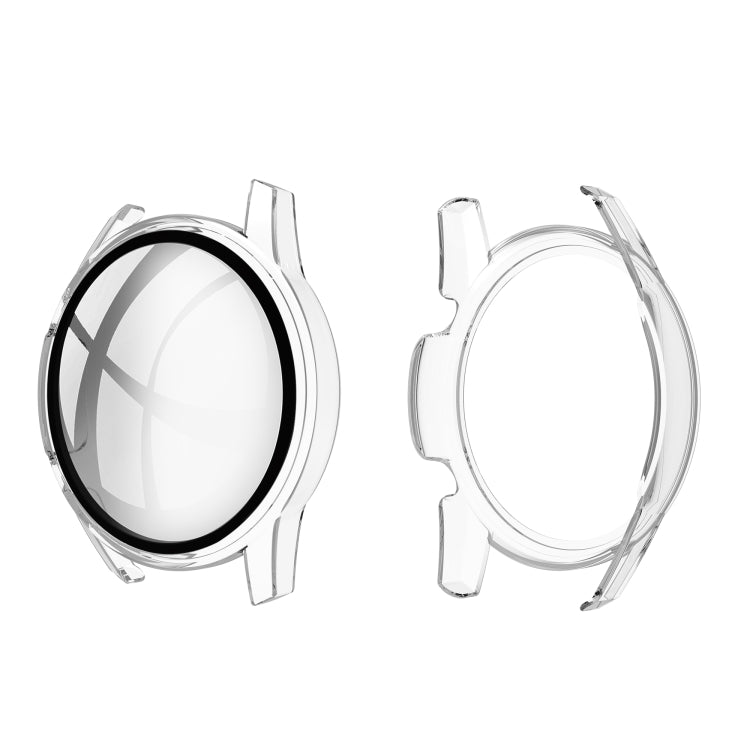 For Huawei watch GT2 46MM oil-injected PC Shell +9H Tempered Glass Film Integrated Protective Shell