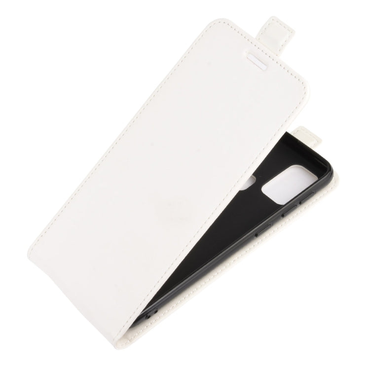For Samsung Galaxy M31 R64 Texture Single Vertical Flip Leather Protective Case with Card Slots & Photo Frame