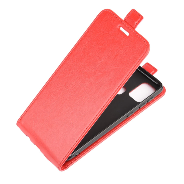 For Samsung Galaxy M31 R64 Texture Single Vertical Flip Leather Protective Case with Card Slots & Photo Frame