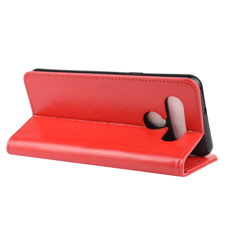 For LG K41S / K51S R64 Texture Single Horizontal Flip Protective Case with Holder & Card Slots & Wallet& Photo Frame