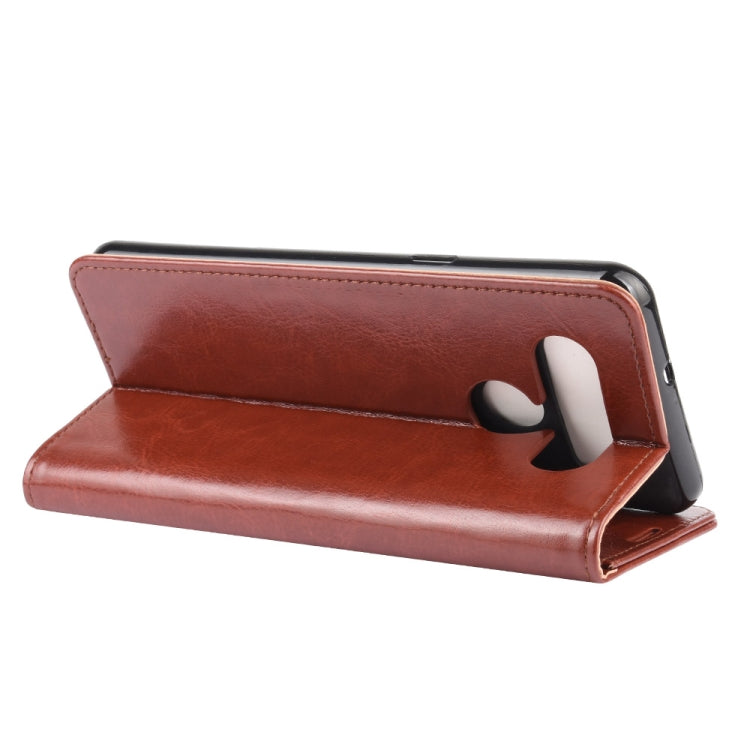 For LG K41S / K51S R64 Texture Single Horizontal Flip Protective Case with Holder & Card Slots & Wallet& Photo Frame