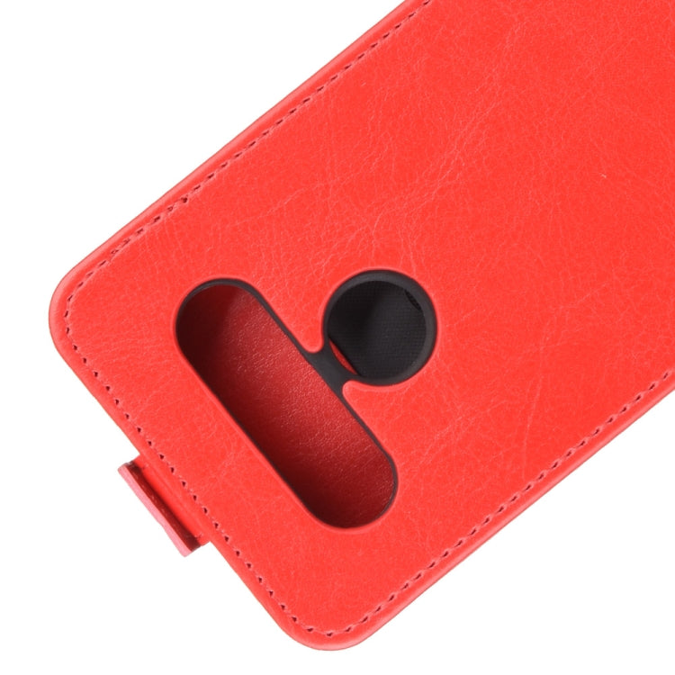 For LG K41S / K51S R64 Texture Single Vertical Flip Leather Protective Case with Card Slots & Photo Frame