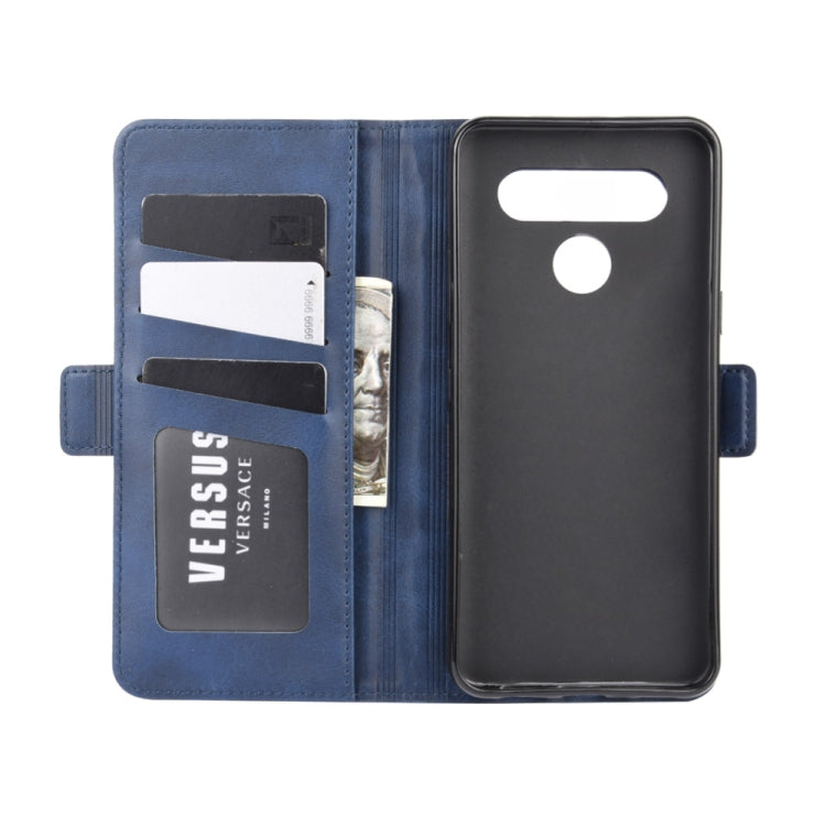 For LG K41S / K51S Dual-side Magnetic Buckle Horizontal Flip Leather Case with Holder & Card Slots & Wallet