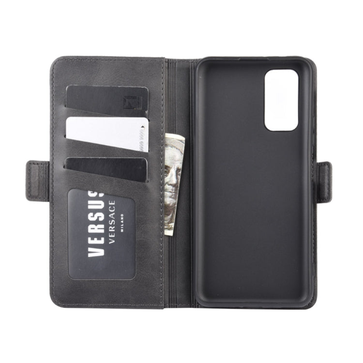 For Huawei Honor Play4 Pro/Honor V30  Dual-side Magnetic Buckle Horizontal Flip Leather Case with Holder & Card Slots & Wallet