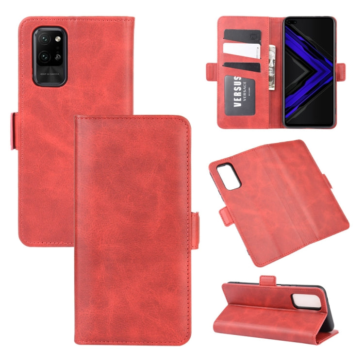 For Huawei Honor Play4 Pro/Honor V30  Dual-side Magnetic Buckle Horizontal Flip Leather Case with Holder & Card Slots & Wallet