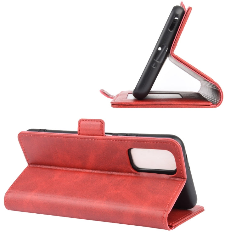 For Huawei Honor Play4 Pro/Honor V30  Dual-side Magnetic Buckle Horizontal Flip Leather Case with Holder & Card Slots & Wallet