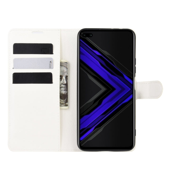 For Huawei Honor Play4 Pro/Honor V30 Litchi Texture Horizontal Flip Leather Case with Holder & Card Slots & Wallet
