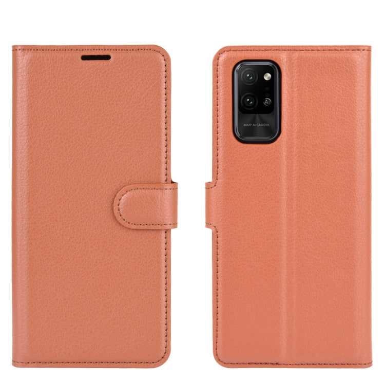 For Huawei Honor Play4 Pro/Honor V30 Litchi Texture Horizontal Flip Leather Case with Holder & Card Slots & Wallet