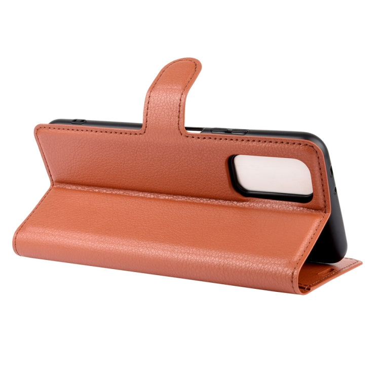 For Huawei Honor Play4 Pro/Honor V30 Litchi Texture Horizontal Flip Leather Case with Holder & Card Slots & Wallet