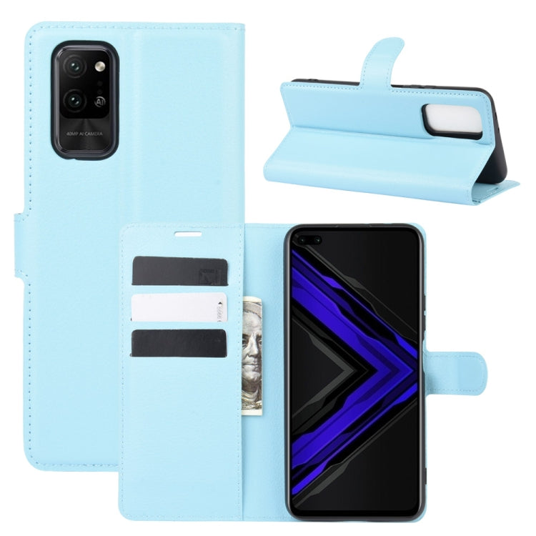For Huawei Honor Play4 Pro/Honor V30 Litchi Texture Horizontal Flip Leather Case with Holder & Card Slots & Wallet