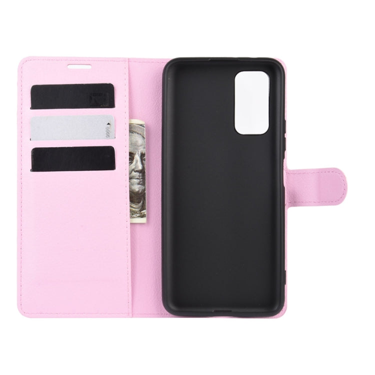 For Huawei Honor Play4 Pro/Honor V30 Litchi Texture Horizontal Flip Leather Case with Holder & Card Slots & Wallet