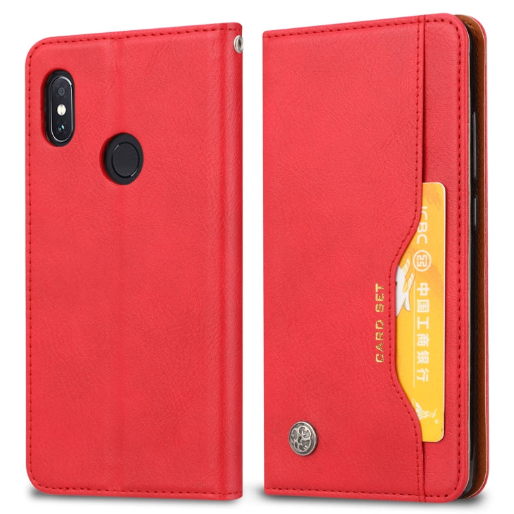 Knead Skin Texture Horizontal Flip Leather Case for Xiaomi Redmi S2, with Photo Frame & Holder & Card Slots & Wallet