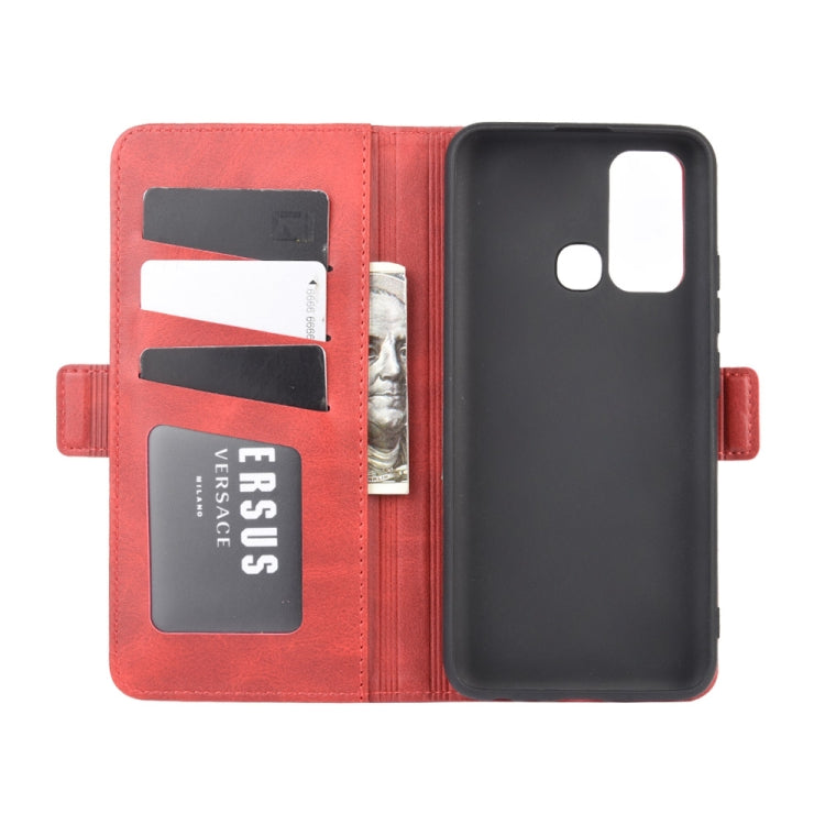 For Vivo Y50/Y30 Dual-side Magnetic Buckle Horizontal Flip Leather Case with Holder & Card Slots & Wallet