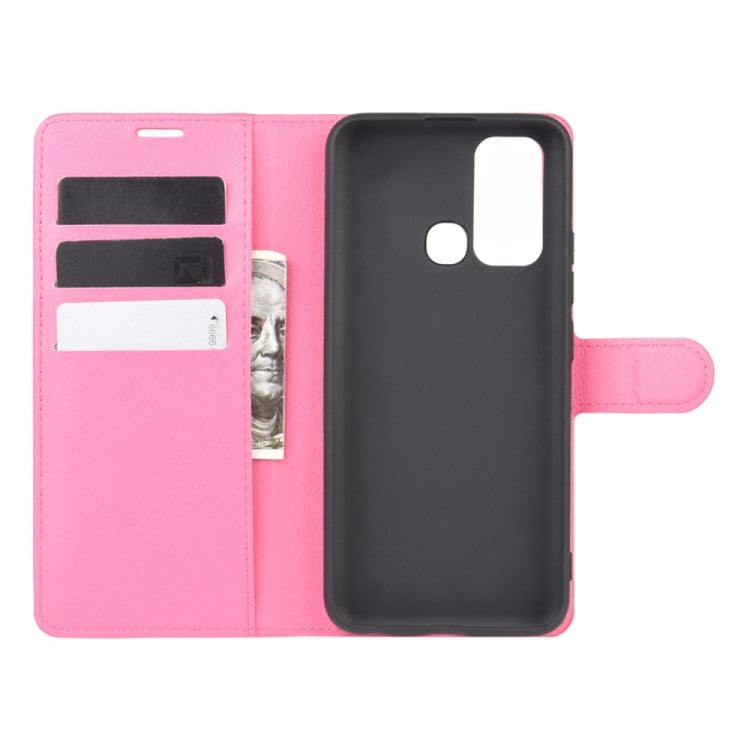 For Vivo Y50/Y30 Litchi Texture Horizontal Flip Protective Case with Holder & Card Slots & Wallet