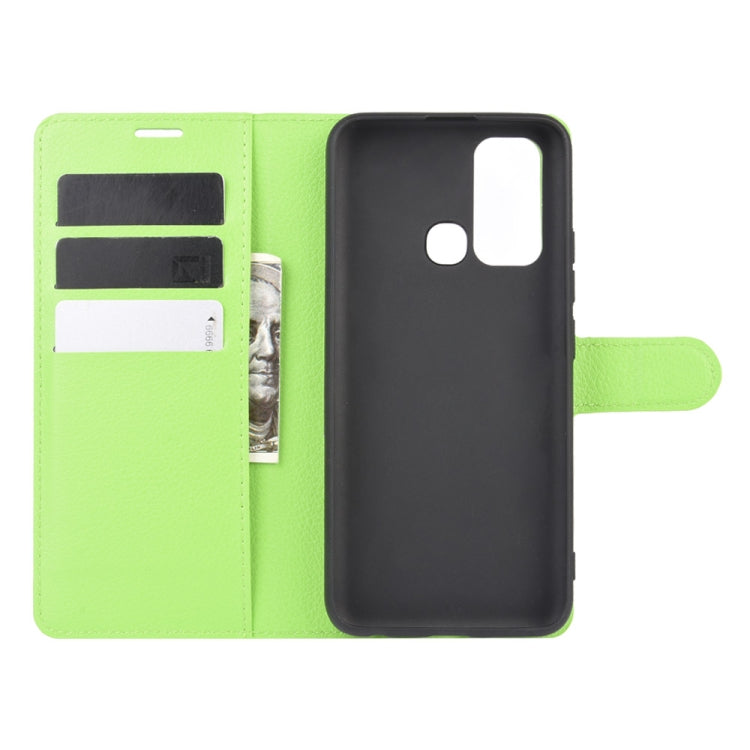 For Vivo Y50/Y30 Litchi Texture Horizontal Flip Protective Case with Holder & Card Slots & Wallet
