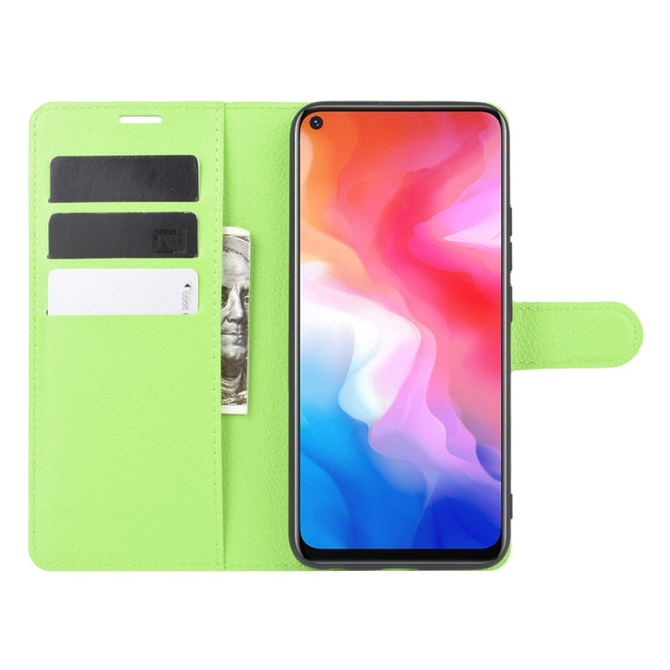 For Vivo Y50/Y30 Litchi Texture Horizontal Flip Protective Case with Holder & Card Slots & Wallet