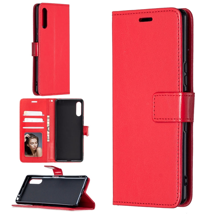 For Sony Xperia L4 Crazy Horse Texture Horizontal Flip Leather Case with Holder & Card Slots & Wallet & Photo Frame