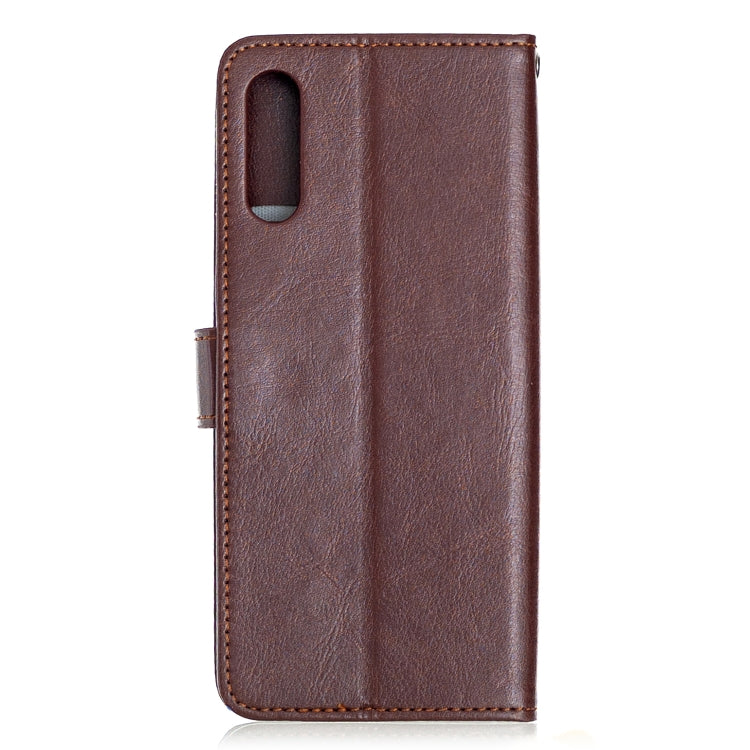For Sony Xperia L4 Crazy Horse Texture Horizontal Flip Leather Case with Holder & Card Slots & Wallet & Photo Frame