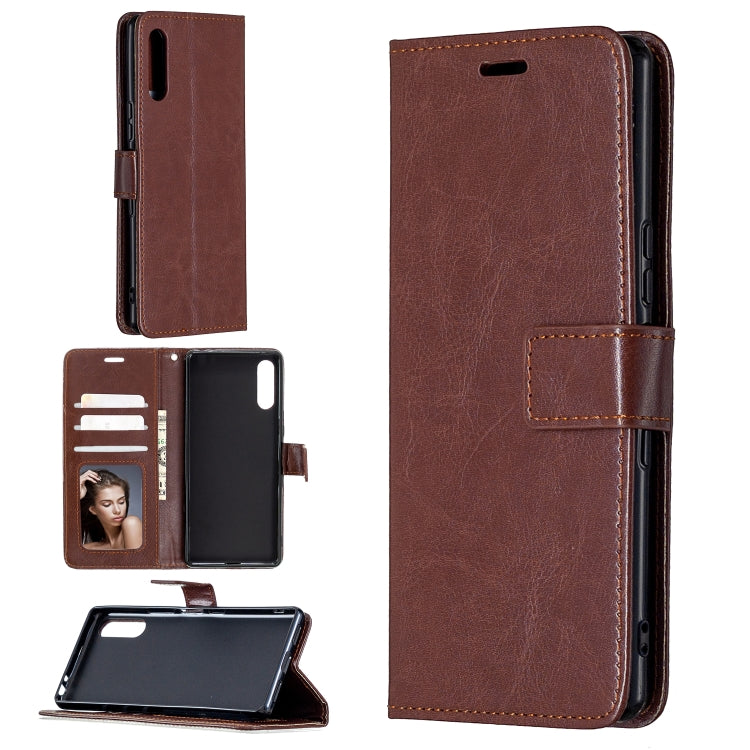 For Sony Xperia L4 Crazy Horse Texture Horizontal Flip Leather Case with Holder & Card Slots & Wallet & Photo Frame