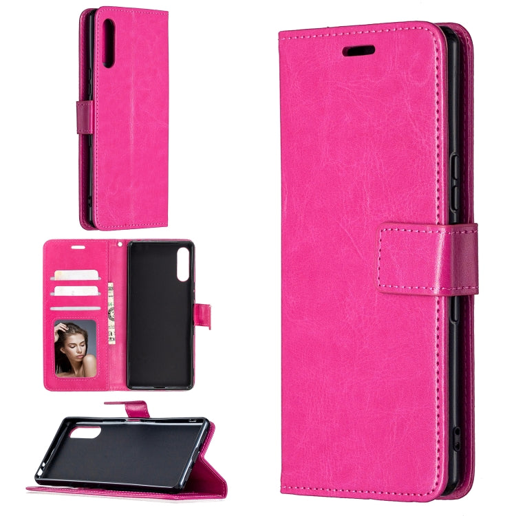 For Sony Xperia L4 Crazy Horse Texture Horizontal Flip Leather Case with Holder & Card Slots & Wallet & Photo Frame