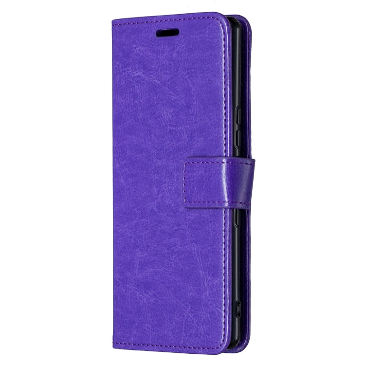 For Sony Xperia L4 Crazy Horse Texture Horizontal Flip Leather Case with Holder & Card Slots & Wallet & Photo Frame