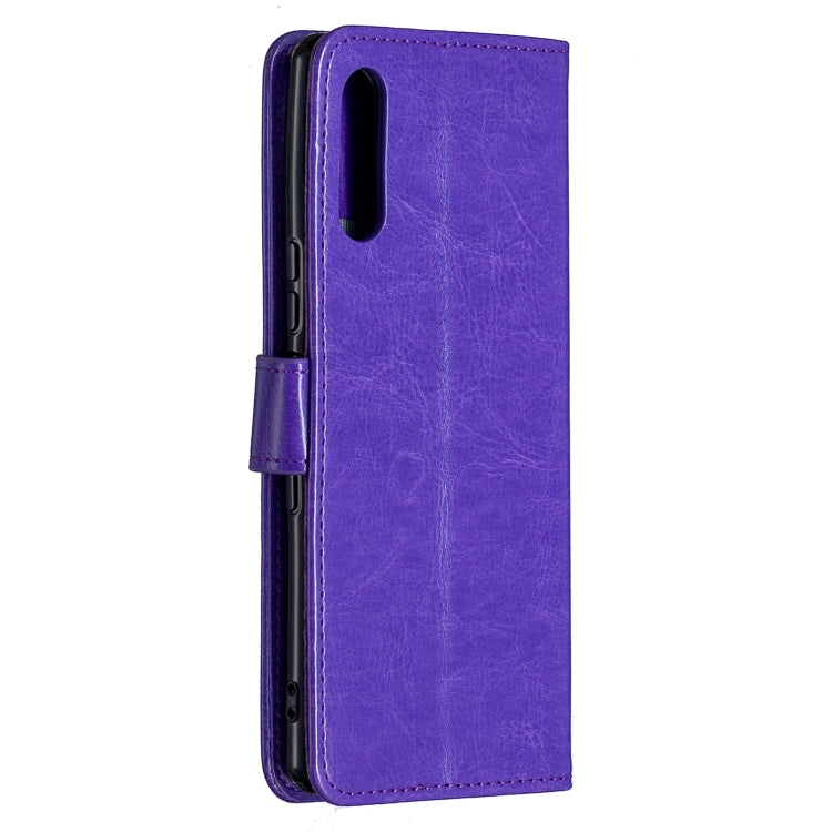 For Sony Xperia L4 Crazy Horse Texture Horizontal Flip Leather Case with Holder & Card Slots & Wallet & Photo Frame