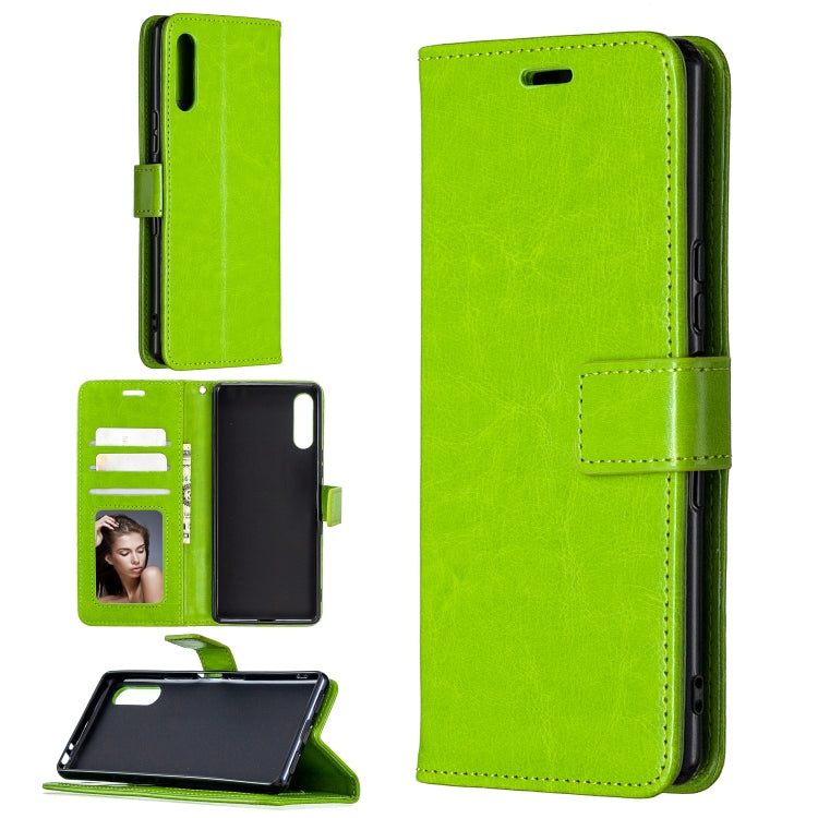 For Sony Xperia L4 Crazy Horse Texture Horizontal Flip Leather Case with Holder & Card Slots & Wallet & Photo Frame