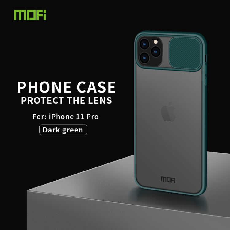 For iPhone 11 Pro MOFI Xing Dun Series Translucent Frosted PC + TPU Privacy Anti-glare Shockproof All-inclusive Protective Case
