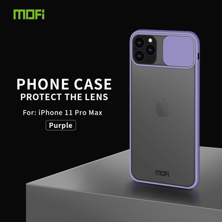 For iPhone 11 Pro Max MOFI Xing Dun Series Translucent Frosted PC + TPU Privacy Anti-glare Shockproof All-inclusive Protective Case