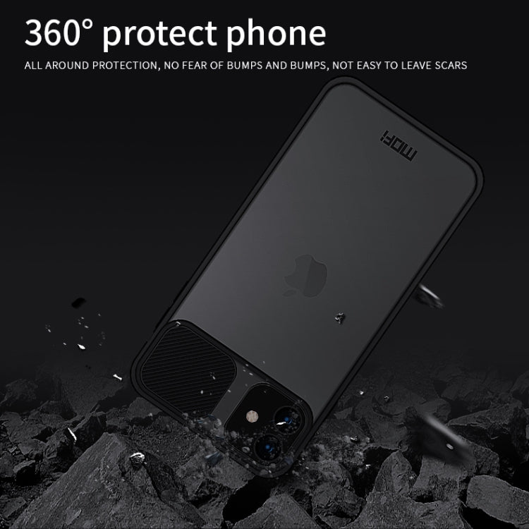 For iPhone 11  MOFI Xing Dun Series Translucent Frosted PC + TPU Privacy Anti-glare Shockproof All-inclusive Protective Case