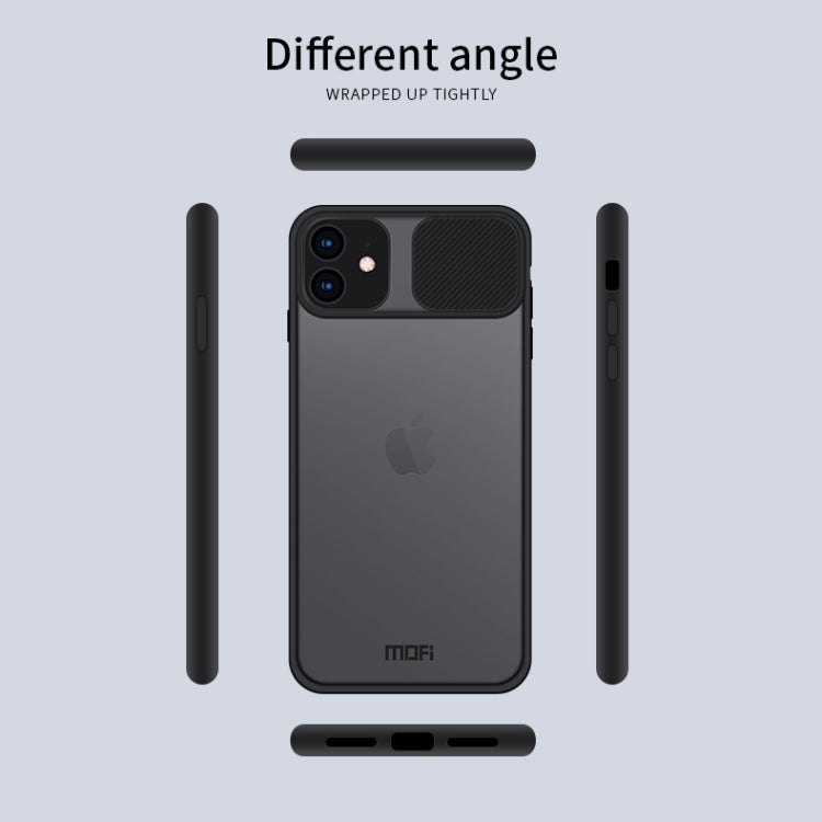 For iPhone 11  MOFI Xing Dun Series Translucent Frosted PC + TPU Privacy Anti-glare Shockproof All-inclusive Protective Case