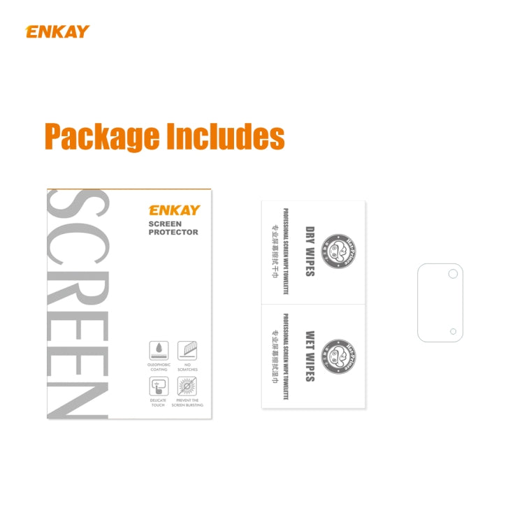 For Samsung Galaxy S20+ Hat-Prince ENKAY 0.2mm 9H 2.15D Round Edge Rear Camera Lens Tempered Glass Film
