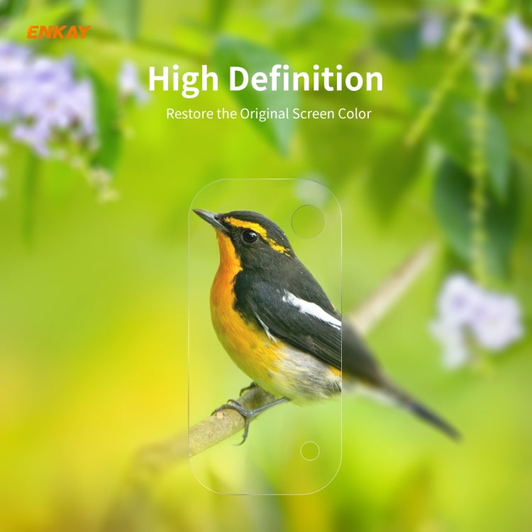 For Samsung Galaxy S20 2 PCS Hat-Prince ENKAY 0.2mm 9H 2.15D Round Edge Rear Camera Lens Tempered Glass Film