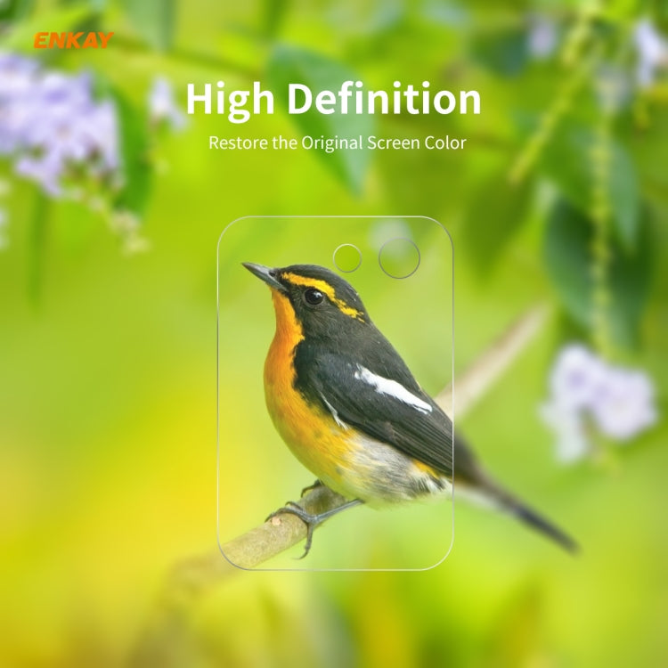 For Samsung Galaxy S20 Ultra 2 PCS Hat-Prince ENKAY 0.2mm 9H 2.15D Round Edge Rear Camera Lens Tempered Glass Film