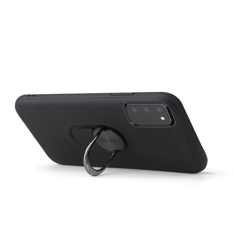 For Samsung Galaxy A03s 164mm 360 Rotary Multifunctional Stent PC+TPU Case with Magnetic Invisible Holder